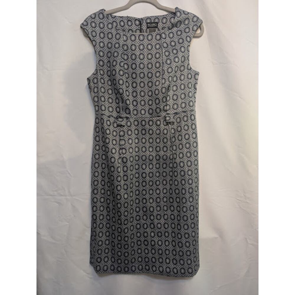 SOHO Apparel LTD. dress size 10 navy/white sleeveless girlboss RetroGlam